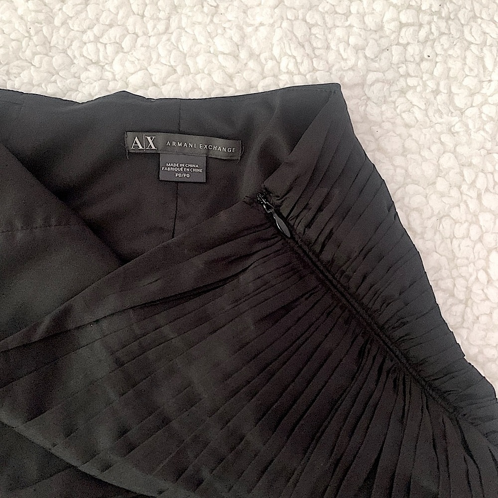 Armani Exchange A|X, Black Mini Shirt